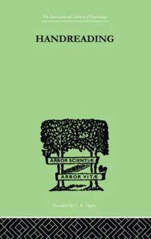 Paperback Handreading: A Study of Character and Personality Book