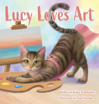Hardcover Lucy Loves Art Book