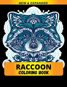 Paperback Raccoon Coloring Book: Stress Relieving Animals Designs Book