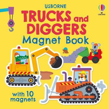 Board book Trucks and Diggers Magnet Book
