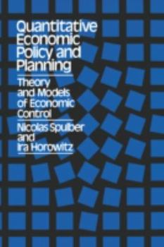 Paperback Quantitative Economic Policy and Planning: Theory and Models of Economic Control Book