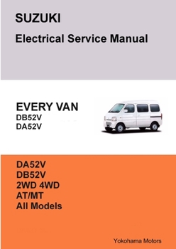 Paperback SUZUKI EVERY VAN Electrical Service Manual DB52V DA52V Book