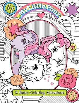 Paperback My Little Pony Retro Coloring Book