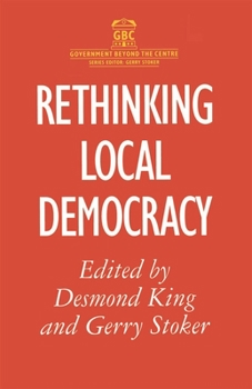 Paperback Rethinking Local Democracy Book