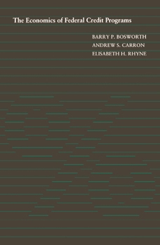 Paperback Economics of Federal Credit Programs Book