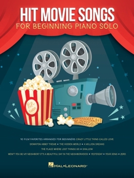 Paperback Hit Movie Songs: Beginning Piano Solo Songbook Book