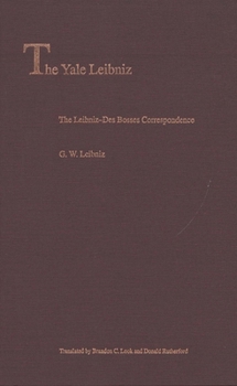 Hardcover The Leibniz-Des Bosses Correspondence Book