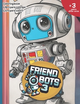 Paperback Friend Bots Vol.3: Coloring book