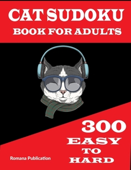 Paperback Cat Sudoku Book: Sudoku books for adults gift for cat lovers Book