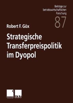 Paperback Strategische Transferpreispolitik Im Dyopol [German] Book