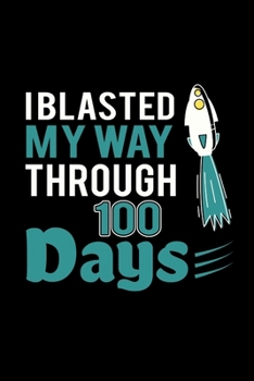 Paperback Funny 100 Days of School Theme Wide Ruled Line Paper Book