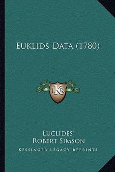 Paperback Euklids Data (1780) Book