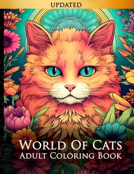 Paperback World of Cats: Adult Coloring Book