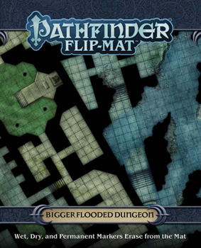 Game Pathfinder Flip-Mat: Bigger Flooded Dungeon Book