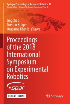 Paperback Proceedings of the 2018 International Symposium on Experimental Robotics Book