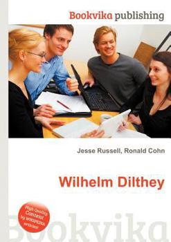 Paperback Wilhelm Dilthey Book