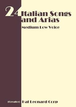 Paperback 24 Italian Songs and Arias - Medium Low Voice Book