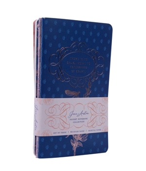 Jane Austen Sewn Pocket Notebook Collection (Set of 3)