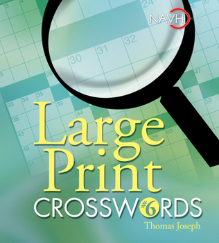 Paperback Large Print Crosswords #6 [Large Print] Book