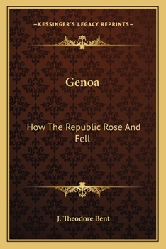 Paperback Genoa: How The Republic Rose And Fell Book