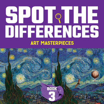 Paperback Spot the Differences: Art Masterpieces, Book 3 Book