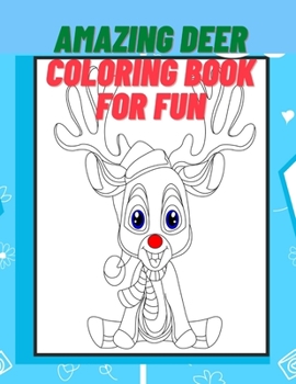 Paperback Amazing Deer Coloring Book for Fun - V 068 Book