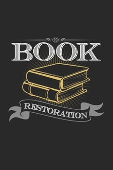 Paperback Book Restoration: 6x9 Book restoration - dotgrid - dot grid paper - notebook - notes Book