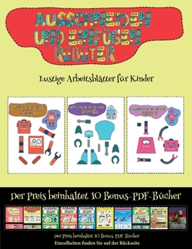 Lustige Arbeitsblätter für Kinder: Ausschneiden und Einfügen -Monsterfabrik Band 3 (German Edition)