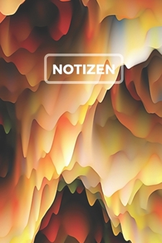 Notizen: Blanko Abstrakt Motiv Heft für Aufzeichnungen Lettering Handschrift zum Selbstgestalten | ein Tolles und Kreatives Geschenk (German Edition)