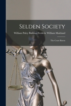 Paperback Selden Society: The Court Baron Book