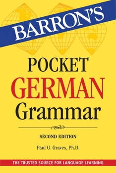 Paperback Pocket German Grammar Book