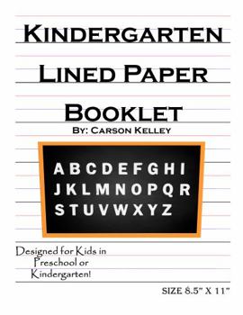 Kindergarten Lined Paper Booklet