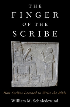 Hardcover Finger of the Scribe: How Scribes Learned to Write the Bible Book