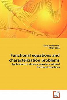 Paperback Functional equations and characterization problems Book