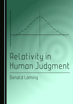 Hardcover Relativity in Human Judgment Book