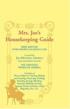 Paperback Mrs. Joe's Housekeeping Guide Book