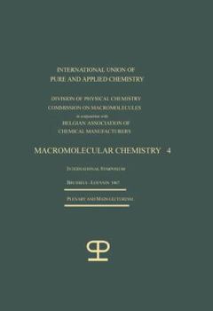 Paperback La Chimie Macromoléculaire--4 / Macromolecular Chemistry--4 Book