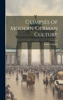 Hardcover Glimpses of Modern German Culture Book