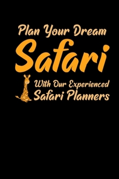 Safari Planners: Notebook Cute Giraffe Cover African Safari Tour Journal 6x9