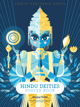 Hardcover Hindu Deities Poster: 12 Removeable Prints Book