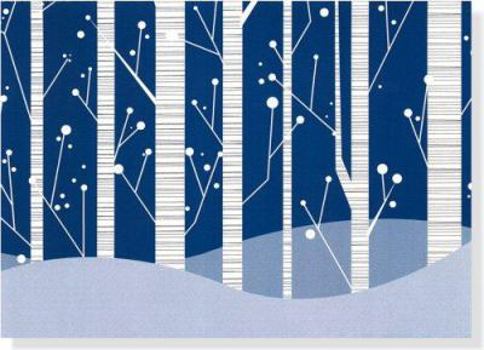 White Birches Holiday Boxed Cards (Christmas Cards, Holiday Cards, Greeting Cards) (Deluxe Boxed Holiday Cards)