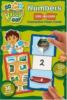 Cards Numbers Slide & Learn (Go Diego Go) Book