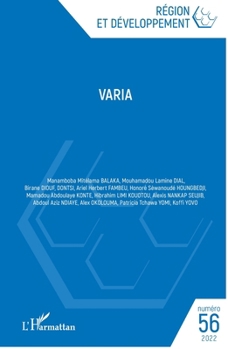 Varia (Region Et Developpement) (French Edition)