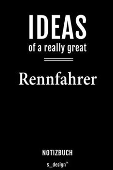 Notizbuch für Rennfahrer: Originelle Geschenk-Idee [120 Seiten  liniertes blanko Papier] (German Edition)