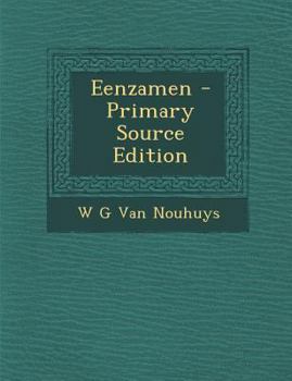 Paperback Eenzamen [Dutch] Book