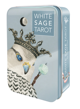 Misc. White Sage Tarot in a Tin Book