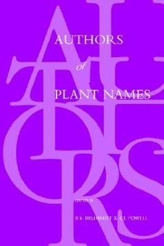 Paperback Authors of Plant Names Book