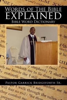 Paperback Words of the Bible Explained: Bible Word Dictionary Book