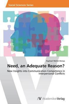 Paperback Need, an Adequate Reason? Book