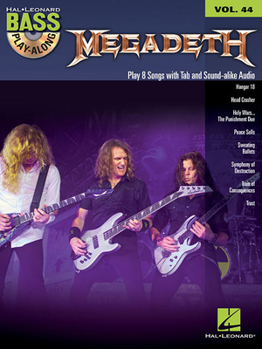 Paperback Megadeth: Bass Play-Along Volume 44 Book